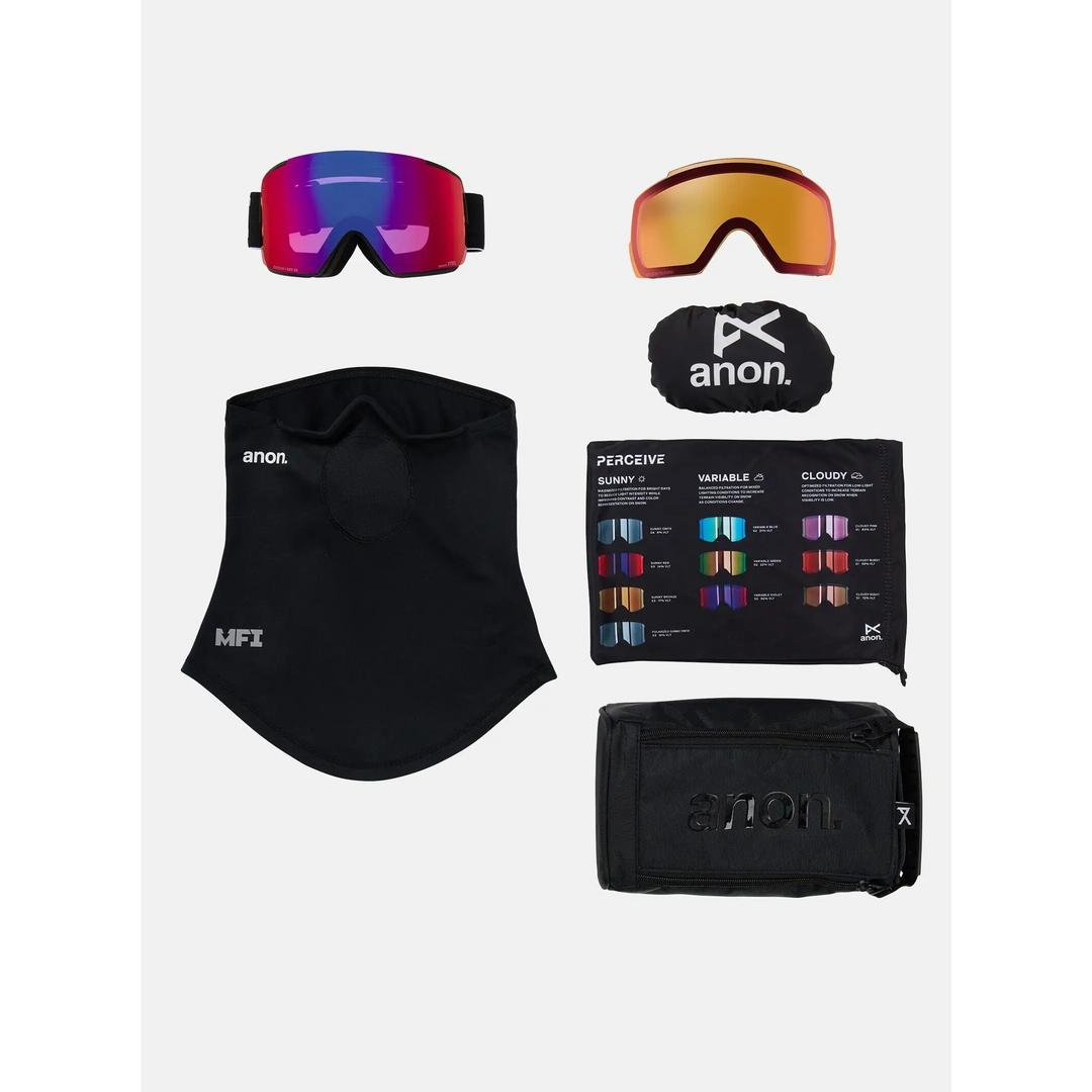 Anon M5 Goggles + Bonus Lens + MFI® Face Mask 