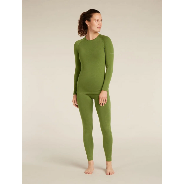 Icebreaker Womens Merino Blend 260 ZoneKnit Seamless Long Sleeve Crewe 