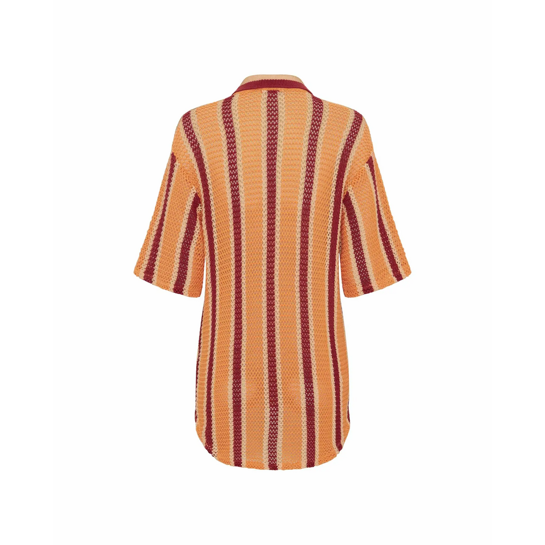 It's Now Cool The Crochet Shirt - Rodeo Stripe 