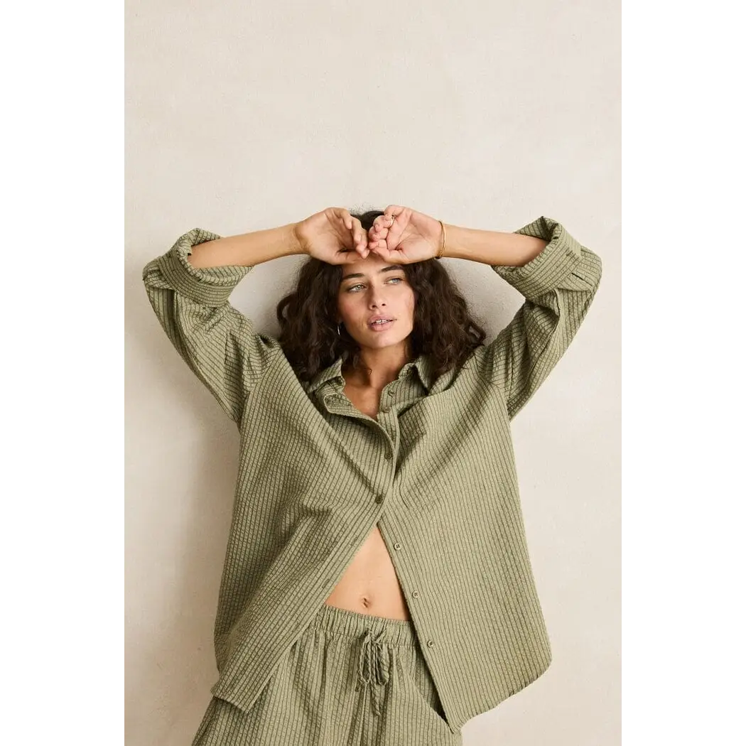 Rhythm Overswim Stripe Shirt 