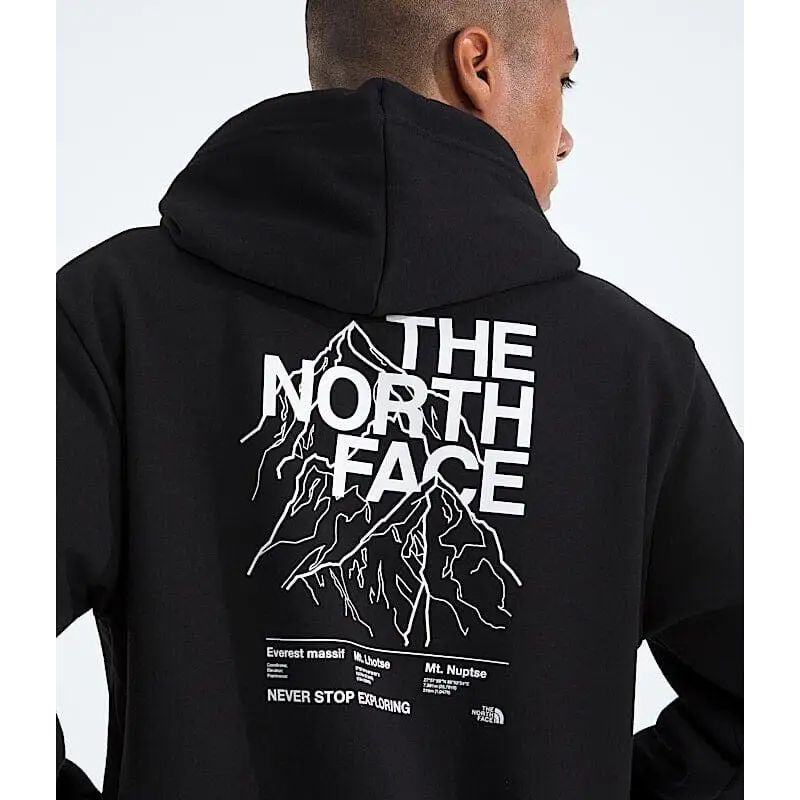 The North Face Evolution Half Dome Graphic Hoodie - TNF Black 