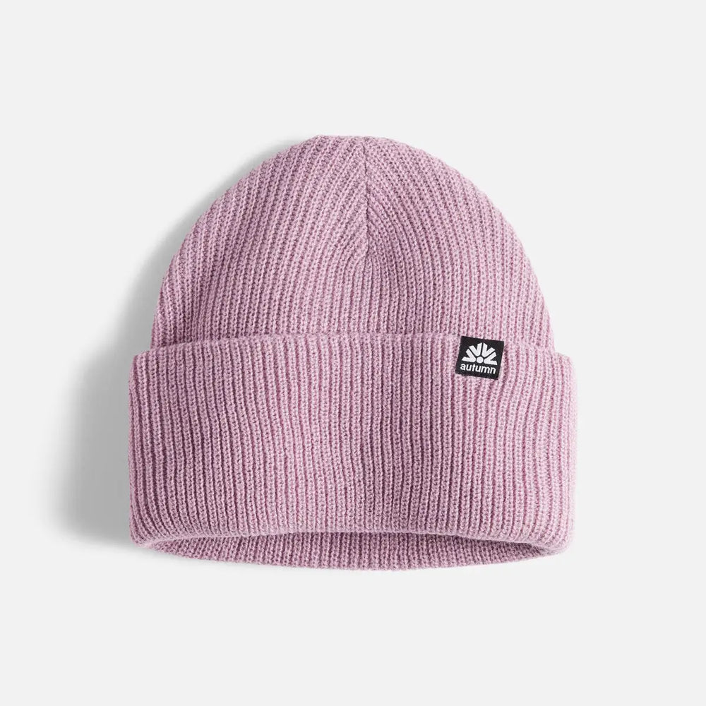 Autumn Simple Solid Beanie - Lavender Ice Cream
