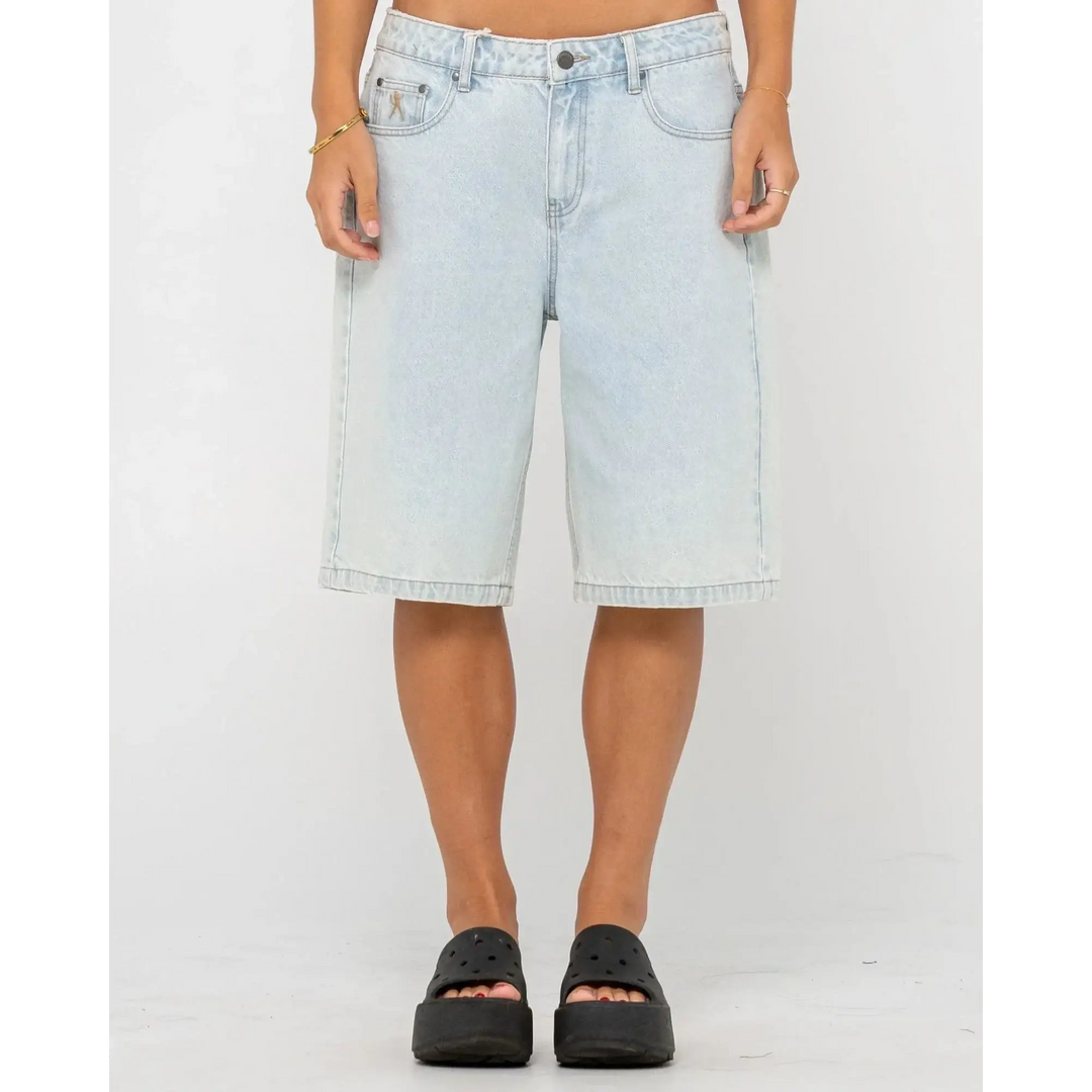 Rusty Bethany Baggy Low Rise Denim Jorts 