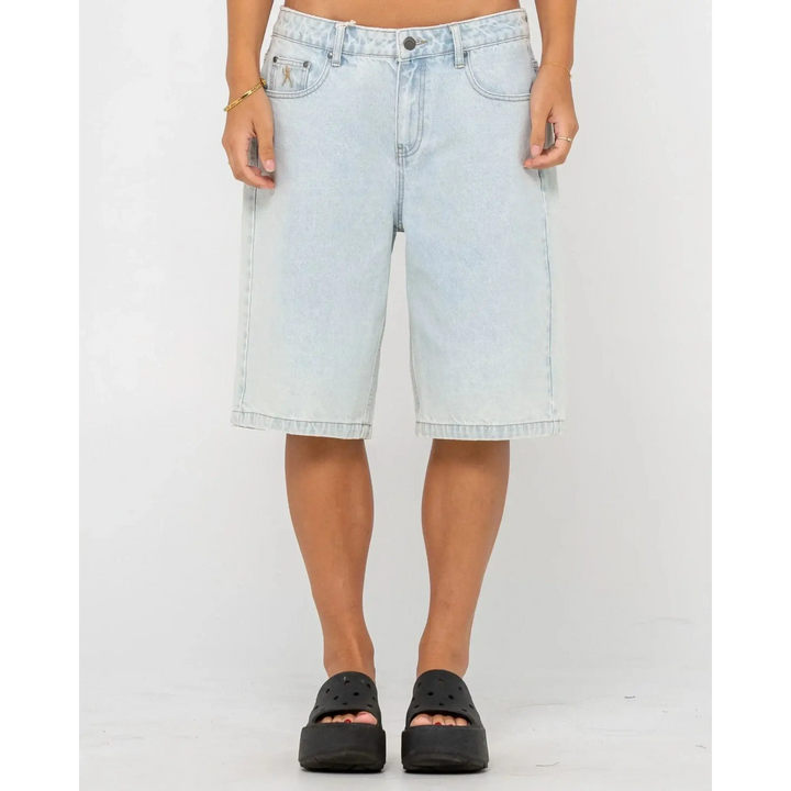 Rusty Bethany Baggy Low Rise Denim Jorts 