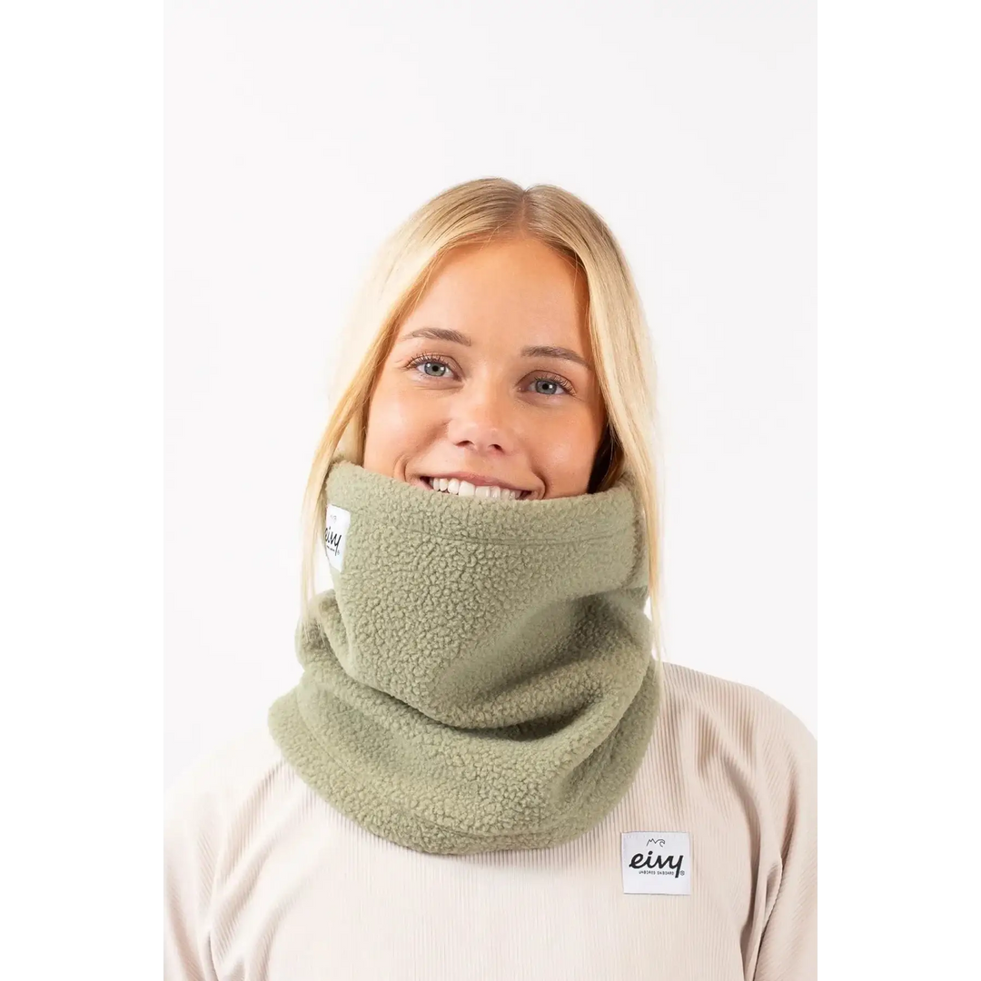 Eivy Adjustable Sherpa Neckwarmer Faded Oak 