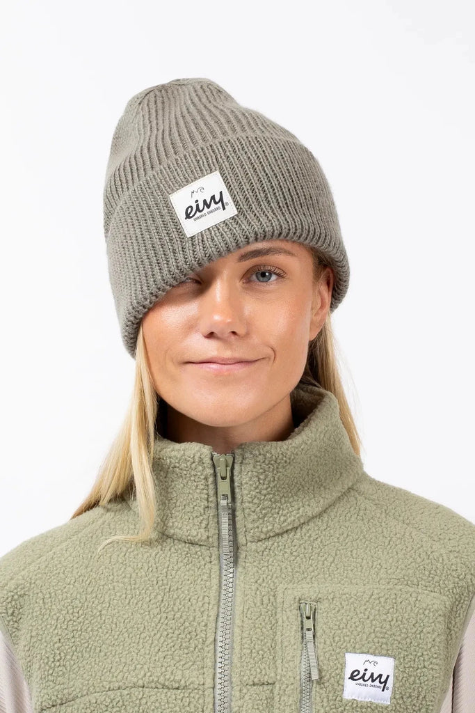 Eivy Easter Rib Wool Beanie Faded Oak 