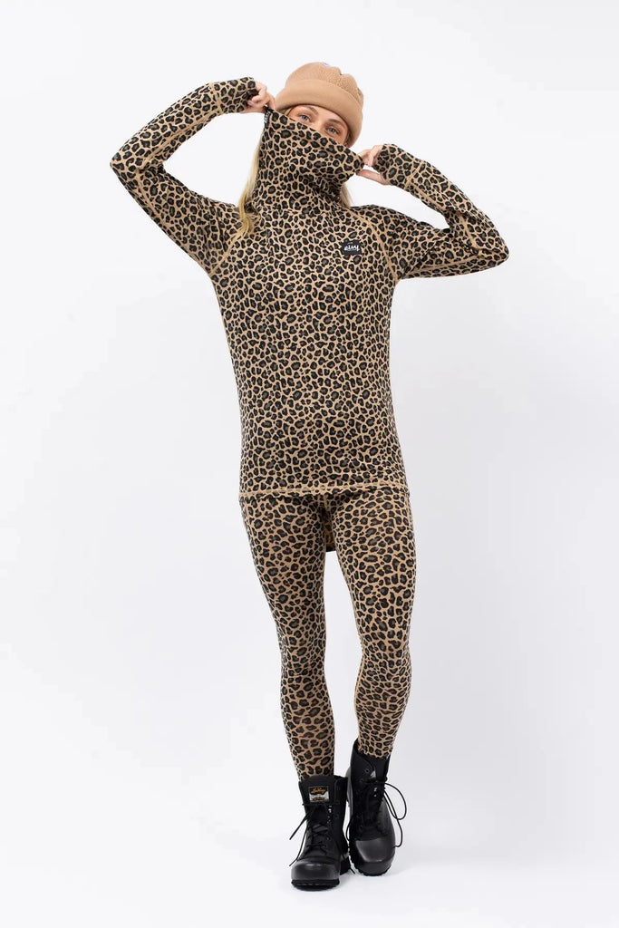 Eivy Icecold Merino Wool Gaiter Top Leopard M 