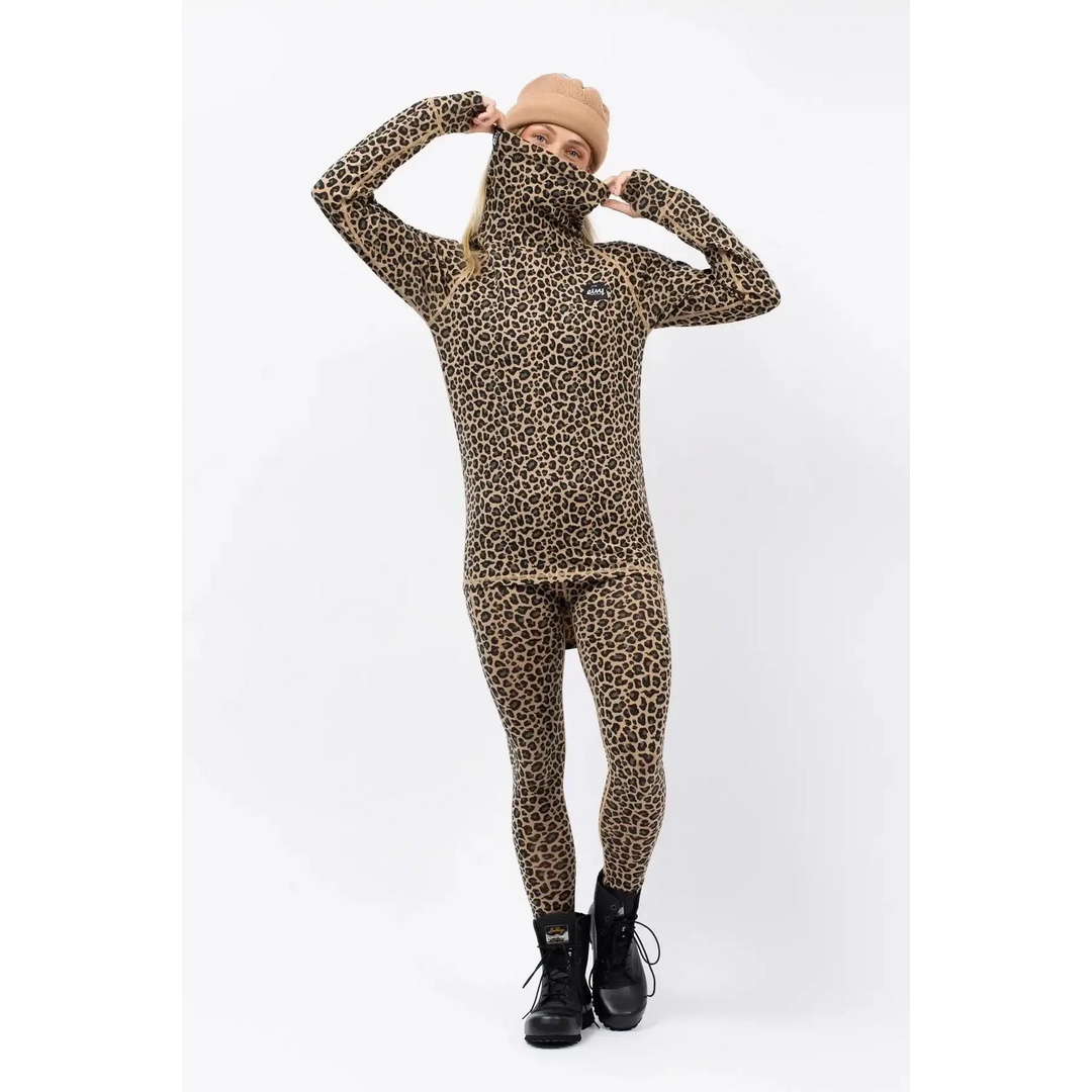 Eivy Icecold Merino Wool Gaiter Top Leopard M 