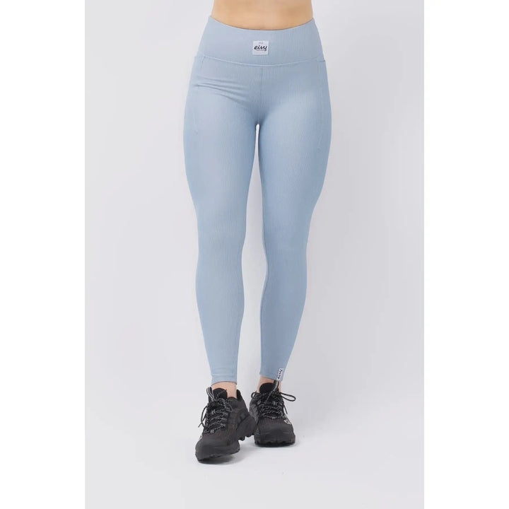 Eivy Pocket Rib Tights Faded Fog S 