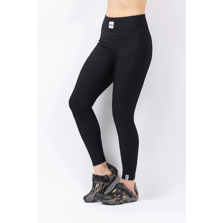 Eivy Pocket Rib Tights Black M 