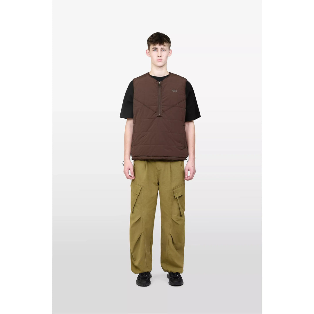 Elliker Aldar Reversible Grid Fleece Vest
