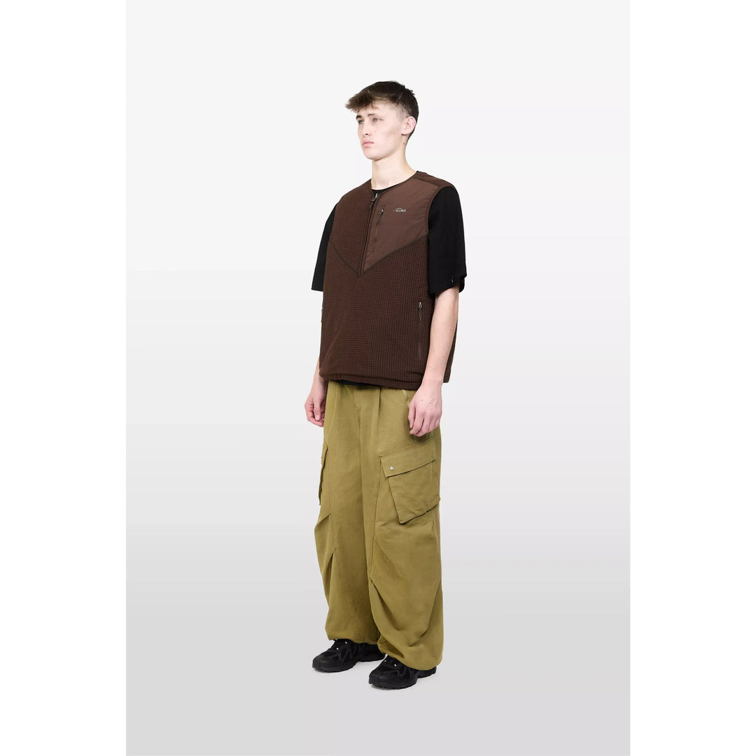 Elliker Aldar Reversible Grid Fleece Vest