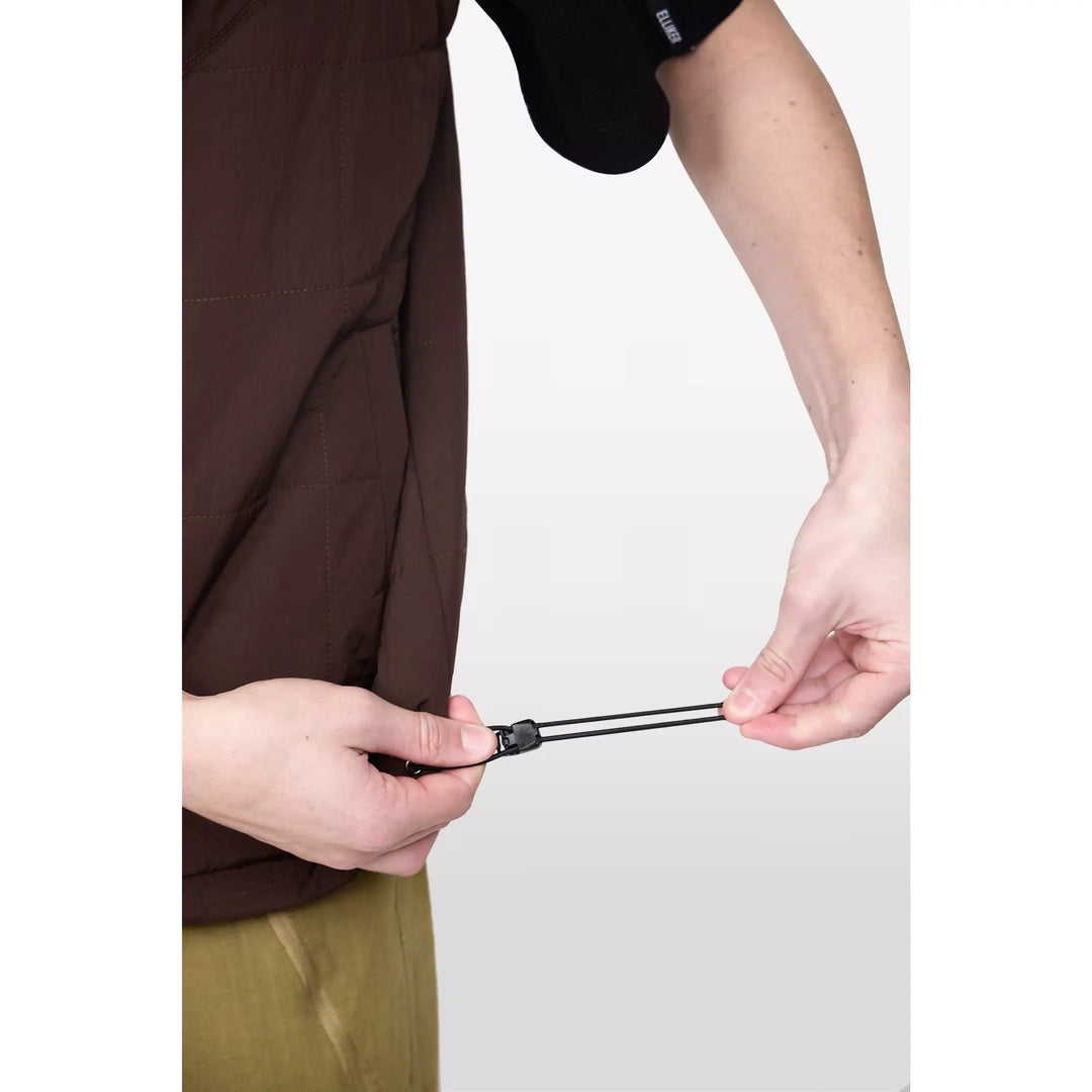 Elliker Aldar Reversible Grid Fleece Vest