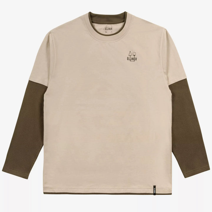 Elliker Lown Campfire Print Long Sleeve T-Shirt