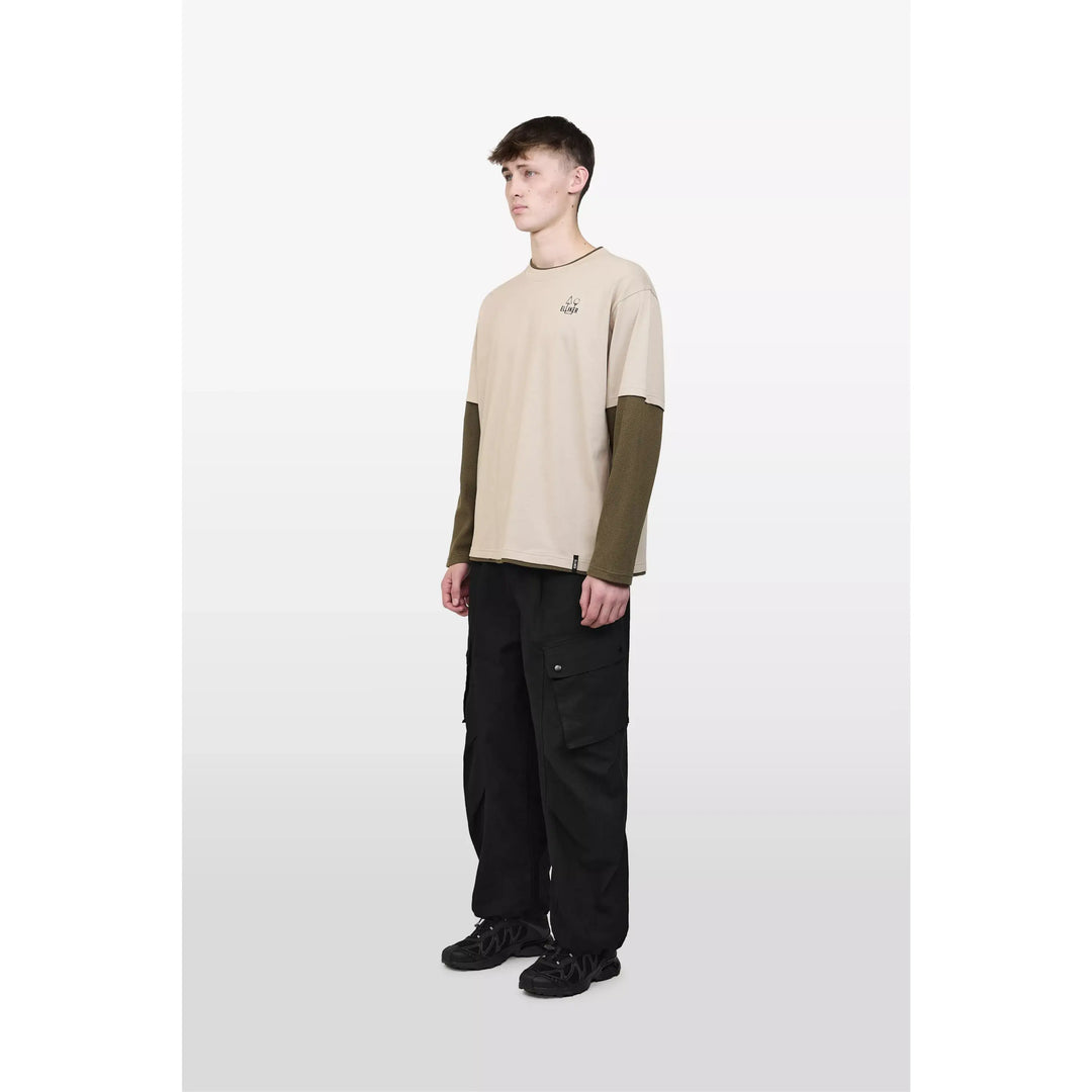 Elliker Lown Campfire Print Long Sleeve T-Shirt