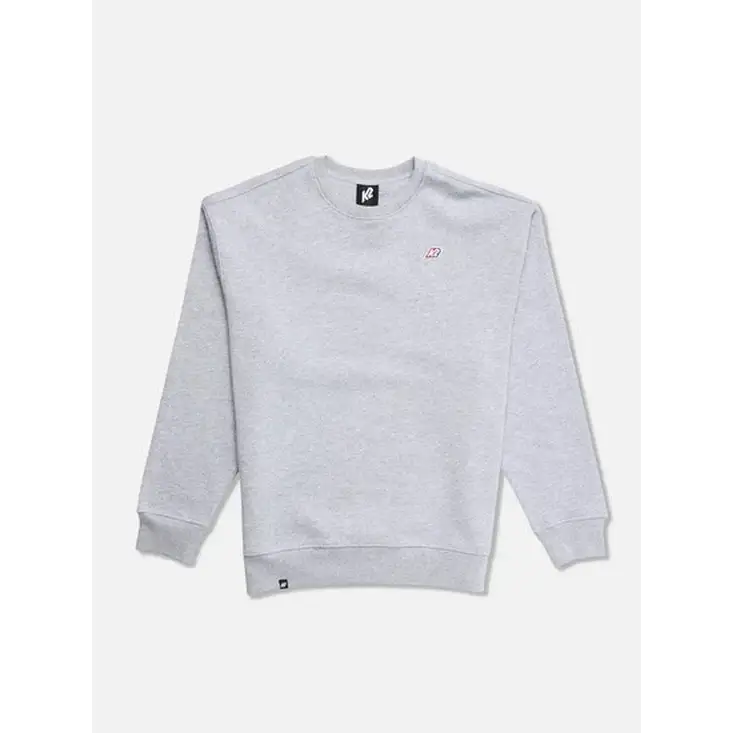 EMBROIDERED CREWNECK 2025 M HEATHER GREY 