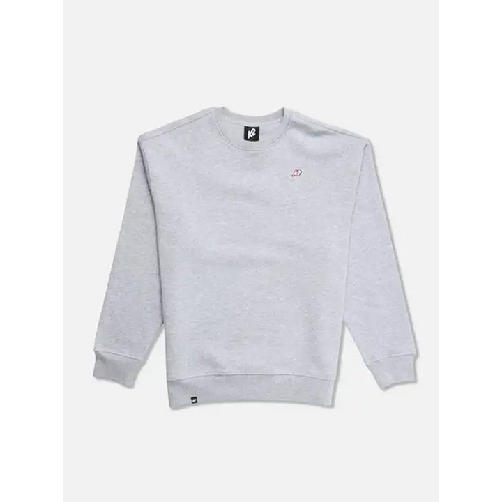 EMBROIDERED CREWNECK 2025 M HEATHER GREY 