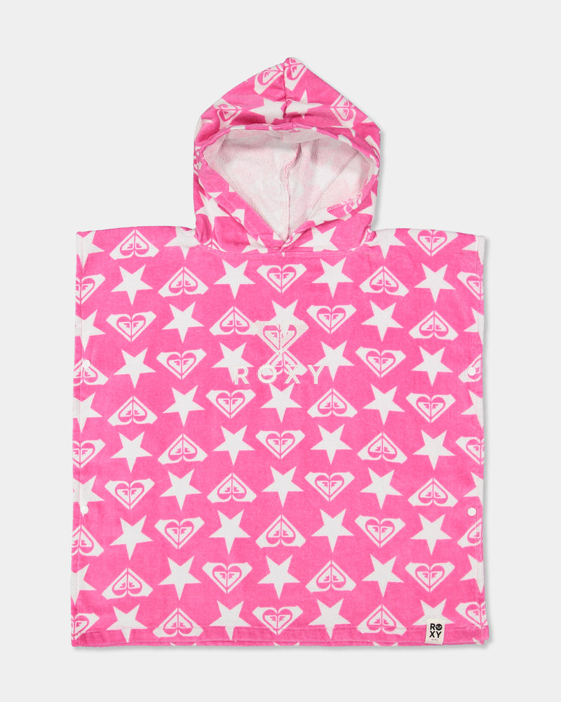 Roxy Stay Magical Hooded Towel - Pink Carnation Super Star