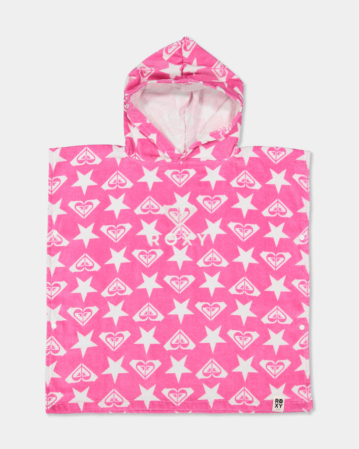 Roxy Stay Magical Hooded Towel - Pink Carnation Super Star