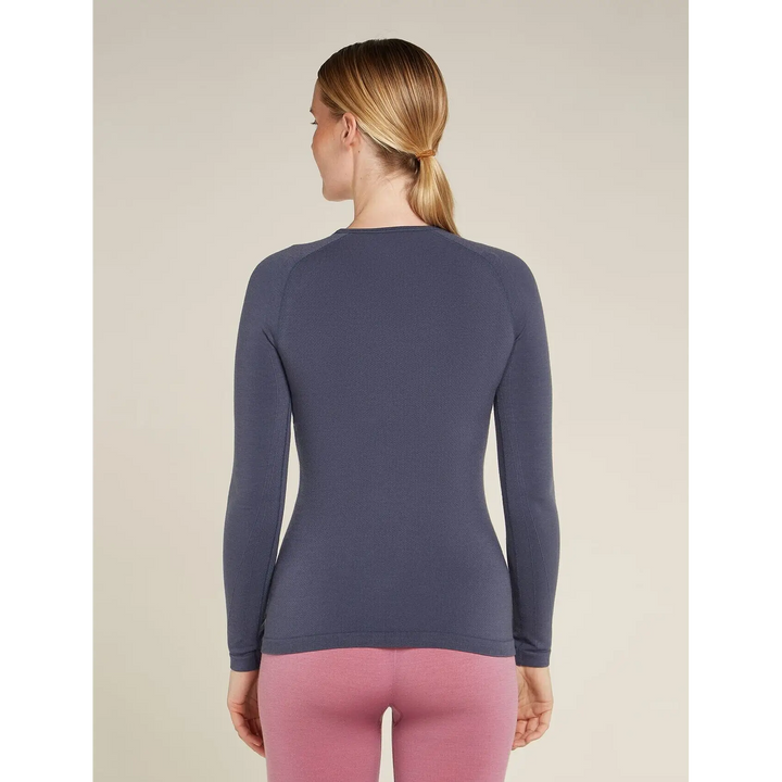 Icebreaker Womens Merino Blend 260 ZoneKnit Seamless Long Sleeve Crewe 