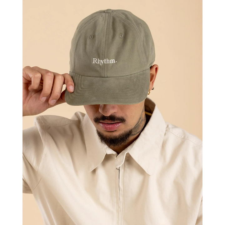 Rhythm Essential Brushed Twill Cap Green 
