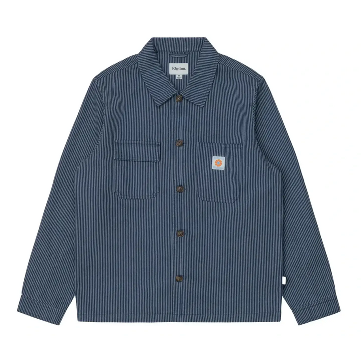 Rhythm Hickory Stripe Work Shirt 