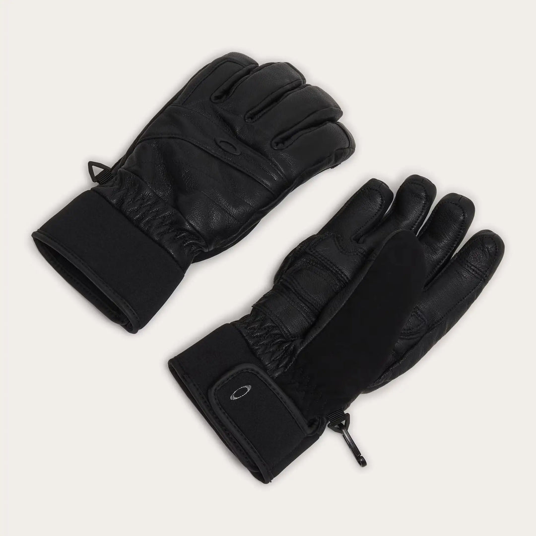 Oakley Peak Womens Leather Gloves Blackout S 