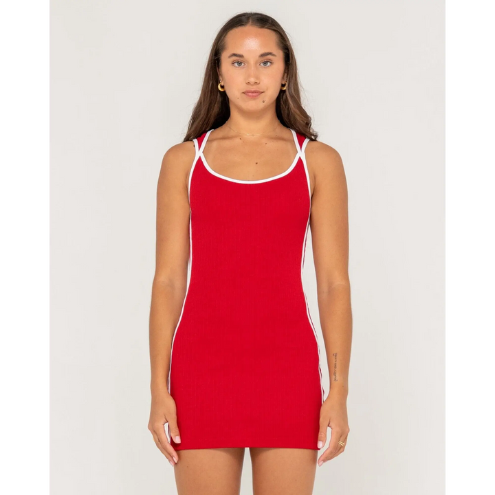 Rusty Ashley Ribbed Mini Dress 