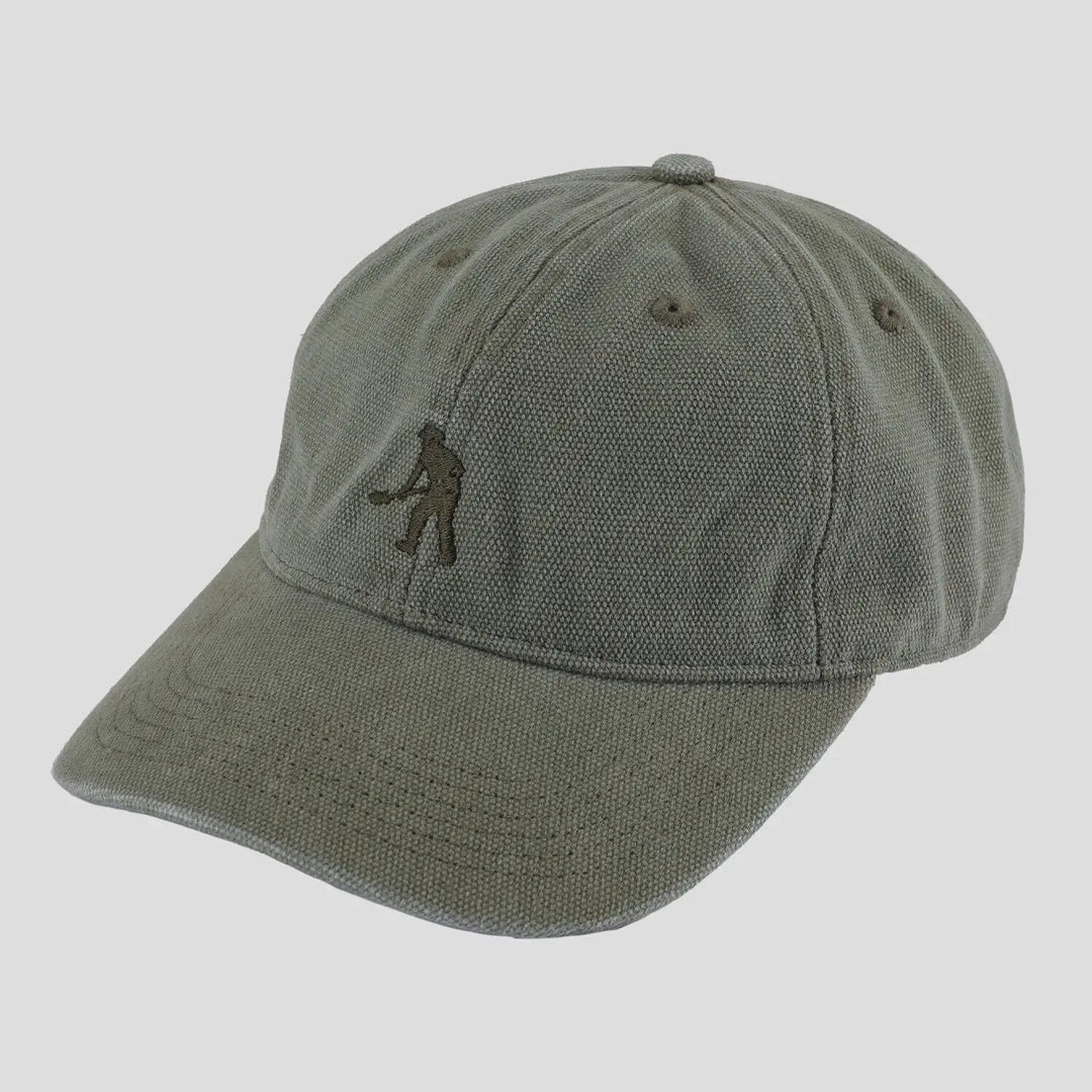 Passport Solid Canvas Leagues Cap Washed Dark Military 