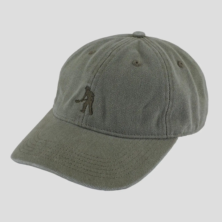 Passport Solid Canvas Leagues Cap Washed Dark Military 