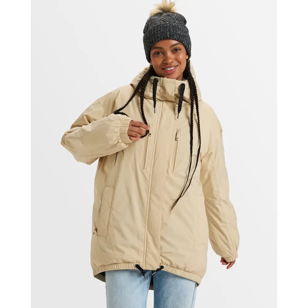 Roxy Lofty Cloud Insulated Jacket - Pebble / M