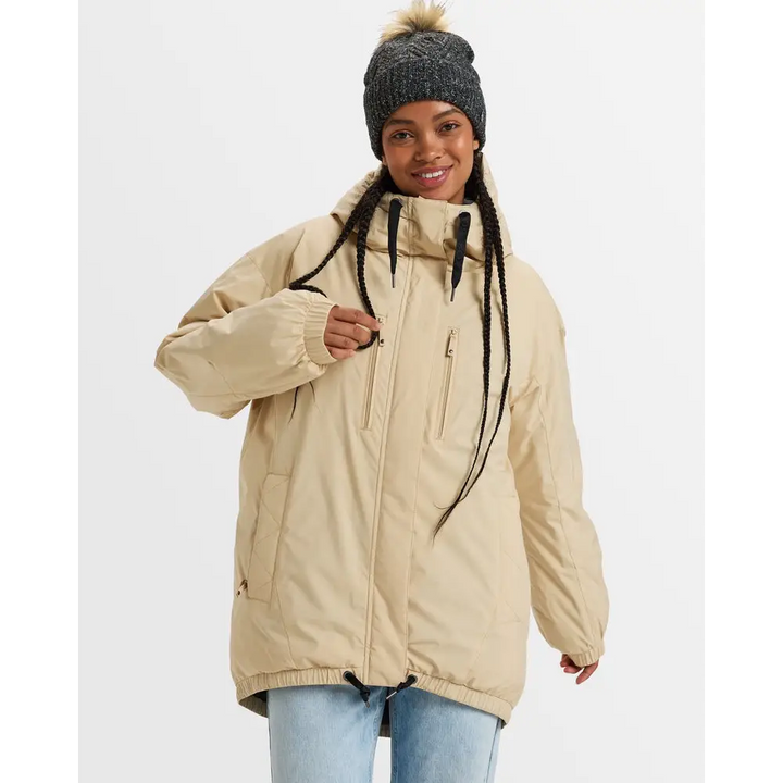 Roxy Lofty Cloud Insulated Jacket - Pebble / M