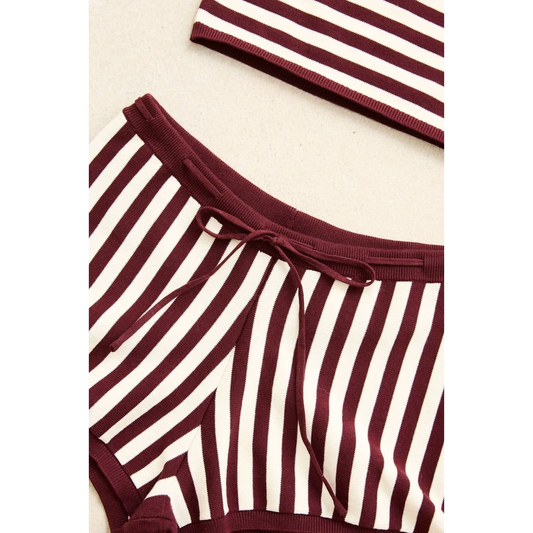 Rhythm Daybreak Stripe Bandeau Knit Top 