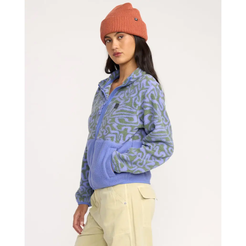 Billabong A / Div Rock Jetty Mock Neck Zip Sherpa Fleece