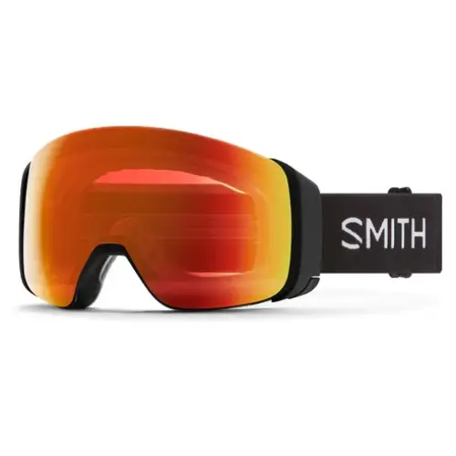 Smith 4D MAG Snow Goggle - Black / ChromaPop Everyday Red Mirror 25% VLT / ChromaPop Storm Yellow Flash 65% VLT