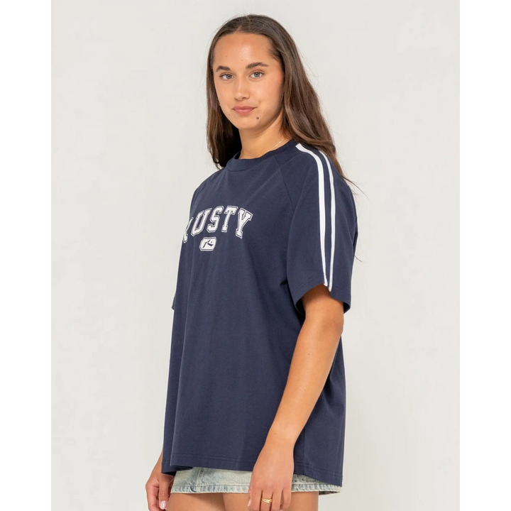 Rusty All Saint Collegiate OG Oversize T-Shirt 
