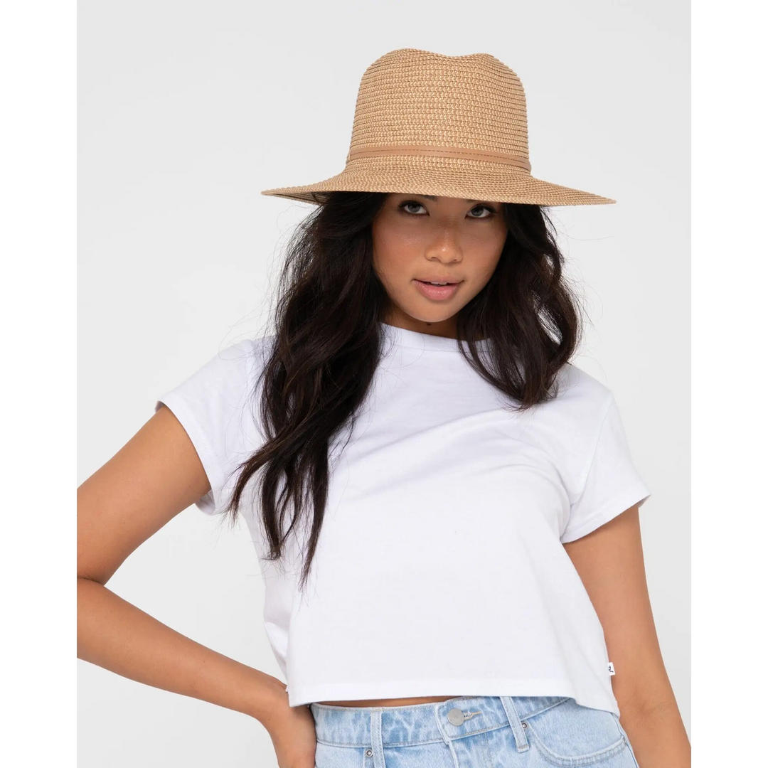 Rusty Gisele Straw Hat 