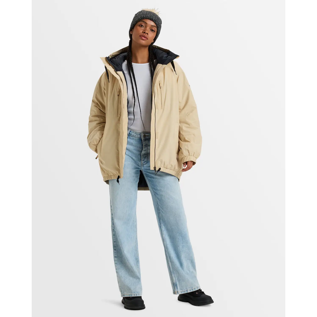 Roxy Lofty Cloud Insulated Jacket - Pebble / M