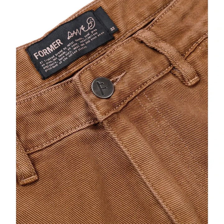 Former Reynolds Overdye Denim Pants - Wash Brown
