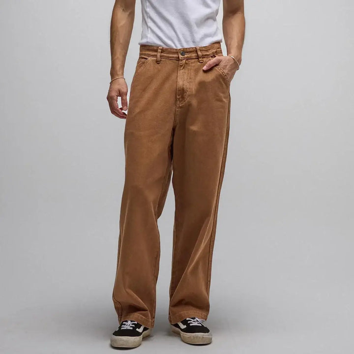 Former Reynolds Overdye Denim Pants - Wash Brown