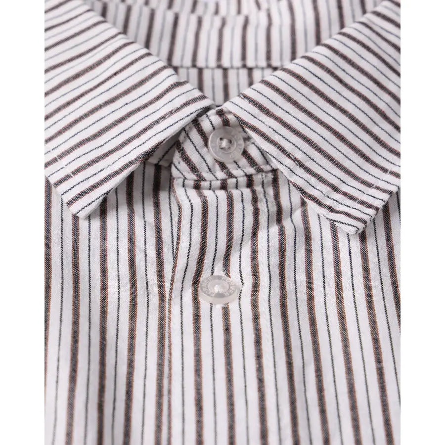 Former Reynolds Stripe Shirt - Beige