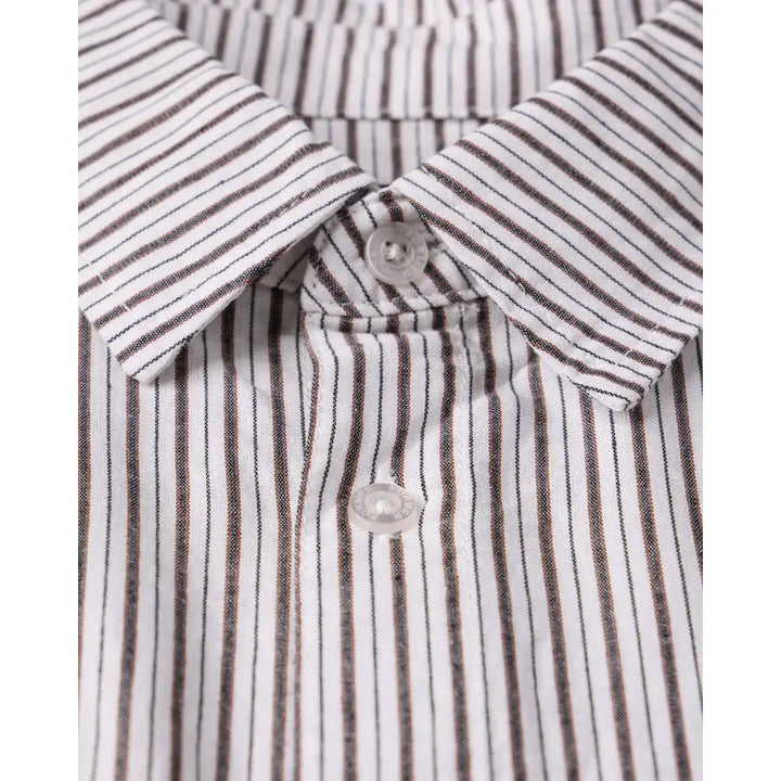 Former Reynolds Stripe Shirt - Beige