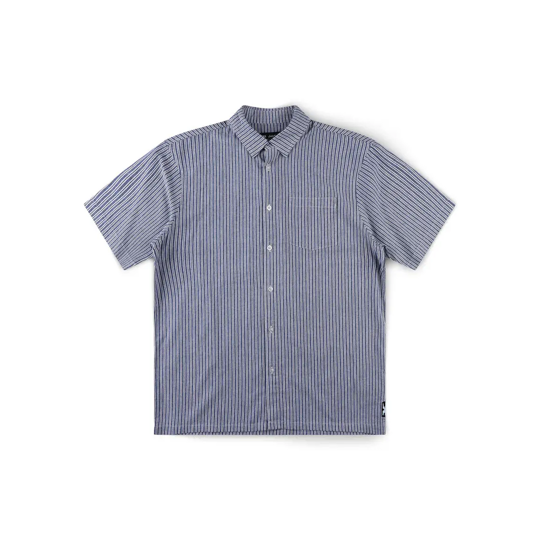 Former Reynolds Stripe Shirt - Bone / Navy - M