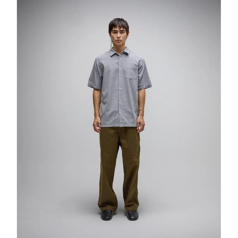 Former Reynolds Stripe Shirt - Bone / Navy - M