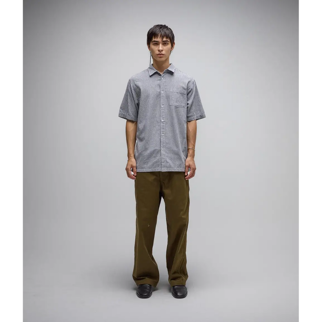 Former Reynolds Stripe Shirt - Bone / Navy - M