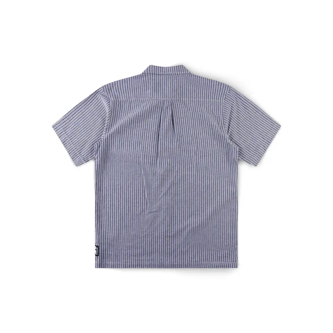 Former Reynolds Stripe Shirt - Bone / Navy - M