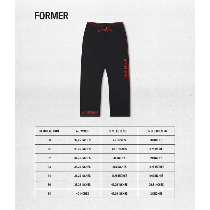 Former Reynolds Work Pants - Black 