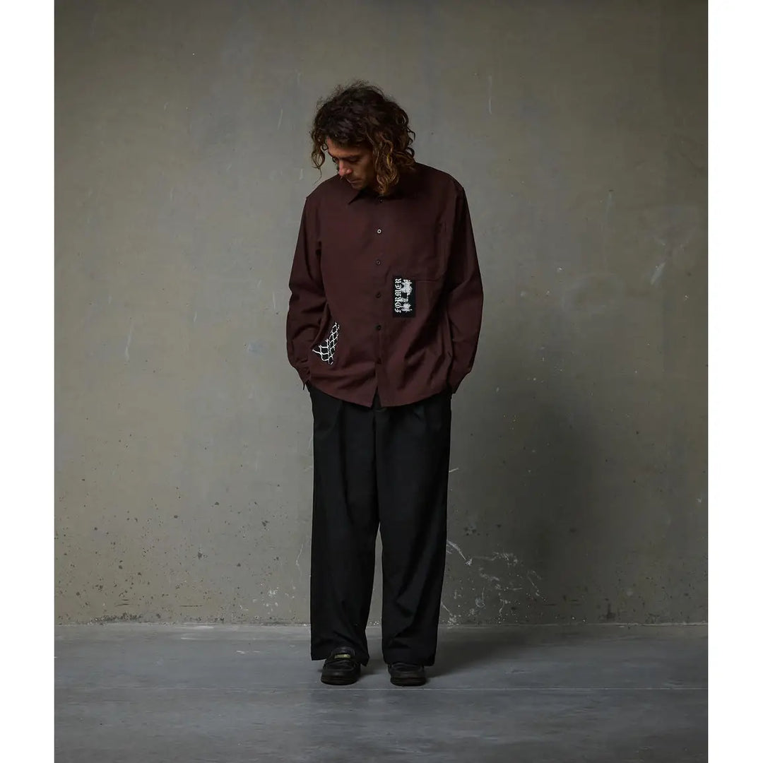 Former Vivian Engineered Shirt - Bark