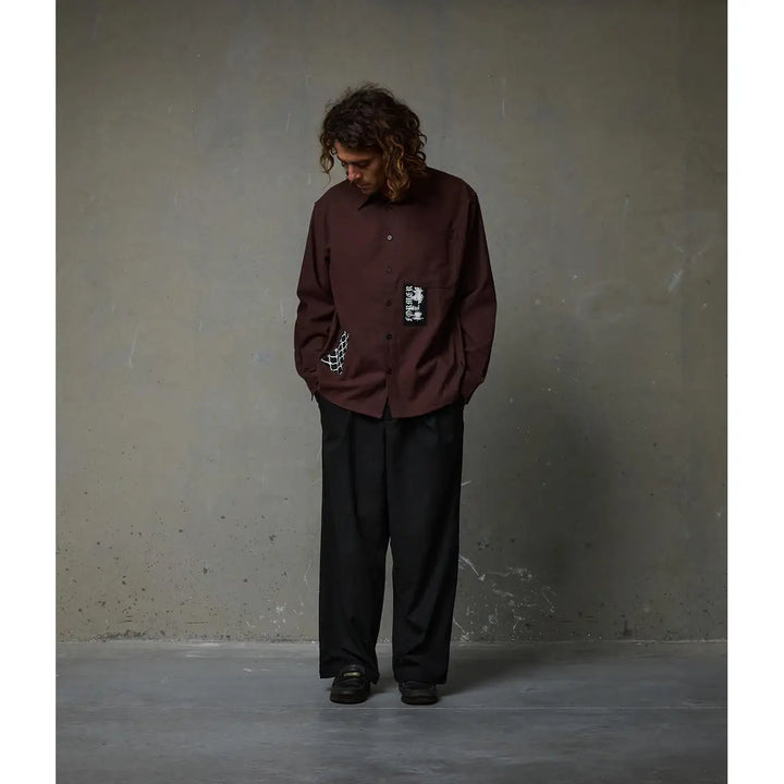 Former Vivian Engineered Shirt - Bark