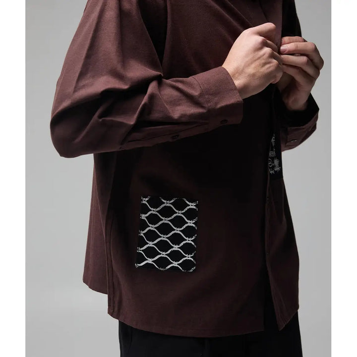 Former Vivian Engineered Shirt - Bark